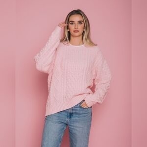 Brunette The Label Irish Cable Knit S/M